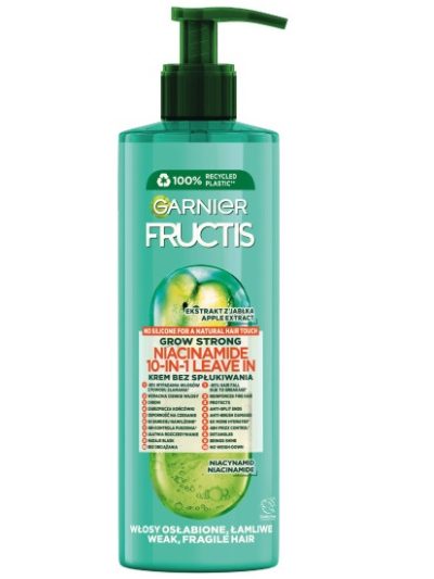 Garnier Fructis Grow Strong 10in1 krem bez spłukiwania do włosów 400ml