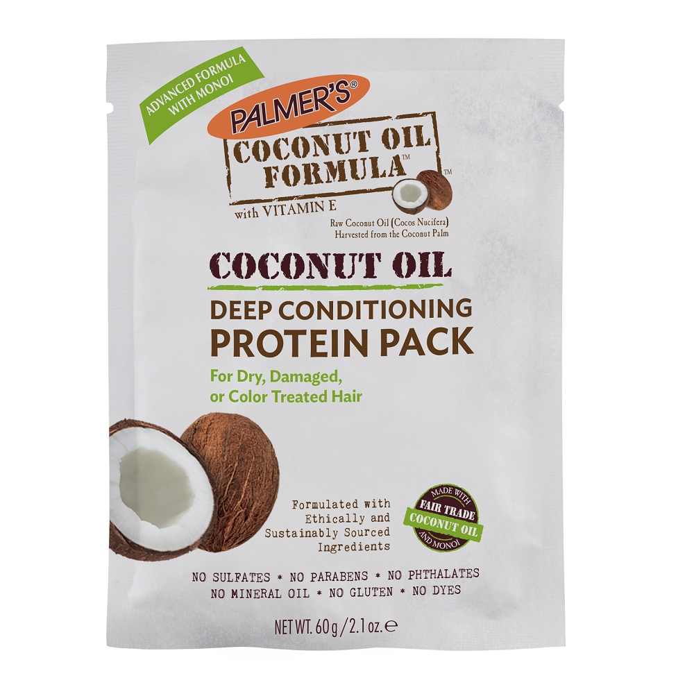PALMER'S PALMER'S Coconut Oil Formula Deep Conditioner Protein Pack kuracja proteinowa do włosów z olejkiem kokosowym 60g