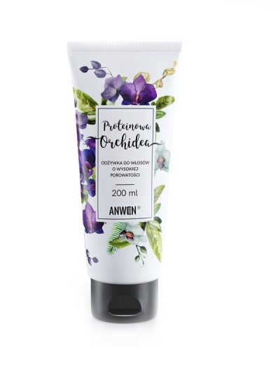 Anwen Odżywka do włosów o wysokiej porowatości Proteinowa Orchidea 200ml