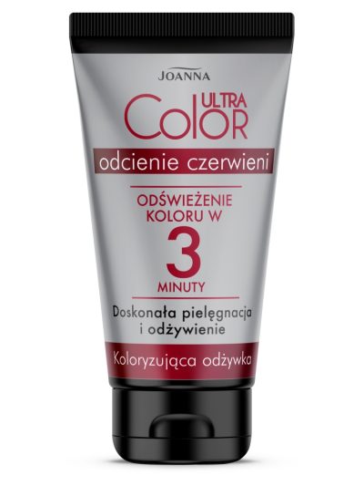 Joanna Ultra Color koloryzująca odżywka odcienie czerwieni 100g
