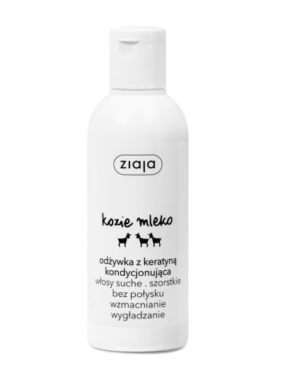 Ziaja Kozie Mleko odżywka z keratyną kondycjonująca włosy szorstkie bez połysku 200ml