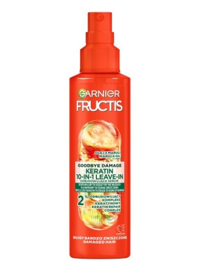 Garnier Fructis Goodbye Damage SOS Keratin odbudowujące serum do włosów w sprayu 150ml
