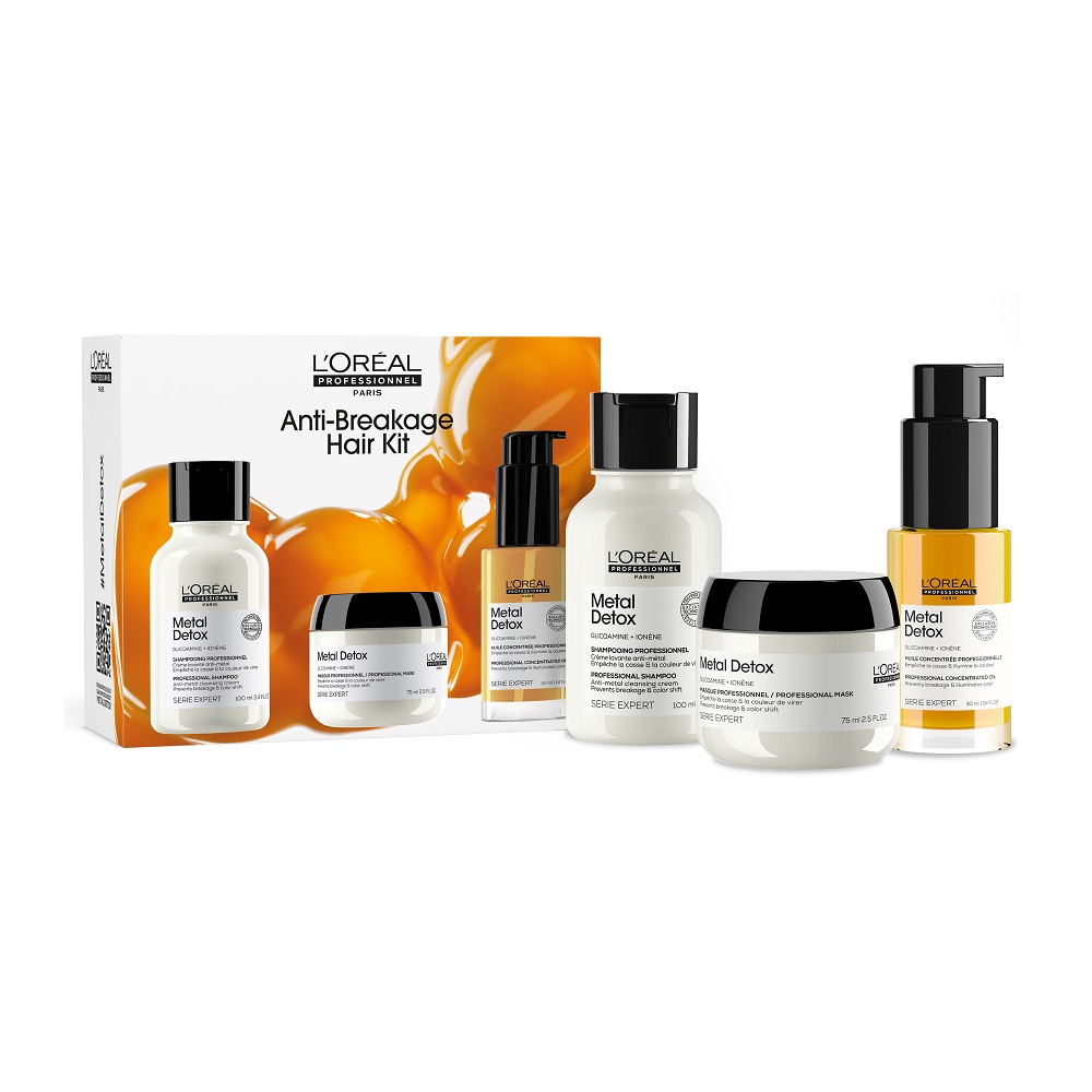 L'Oreal Professionnel L'Oreal Professionnel Serie Expert Metal Detox Set Shampoo 100ml + Maske 75ml + Öl 30ml — Inhaltsstoffe und Bewertung