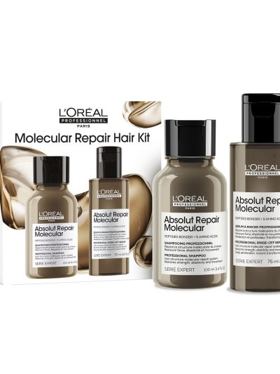 L'Oreal Professionnel Serie Expert Absolut Repair Molecular zestaw szampon do włosów 100ml + serum do włosów 75ml