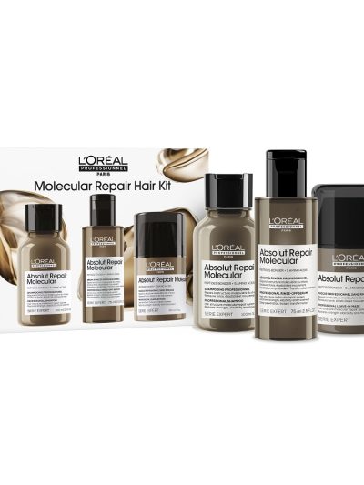 L'Oreal Professionnel Serie Expert Absolut Repair Molecular zestaw szampon 100ml + serum 75ml + krem 50ml