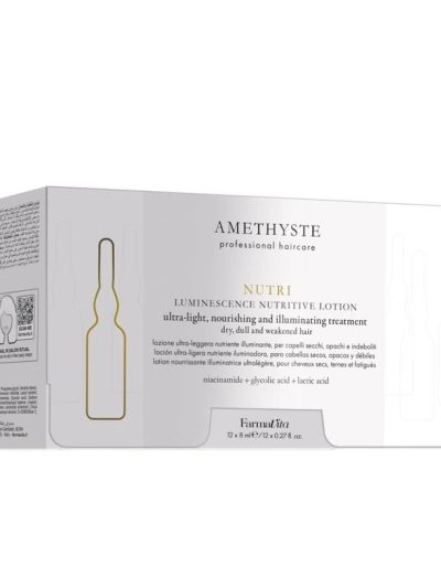 Farmavita Amethyste Nutri lotion rozświetlający do włosów suchych i osłabionych 12x8ml