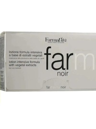 Farmavita Far Noir Lotion kuracja do włosów wypadających i z łupieżem 12x8ml