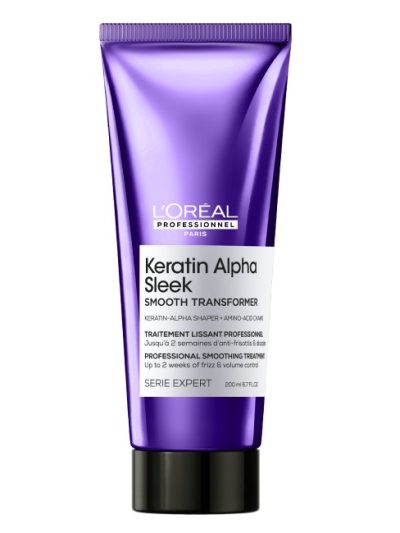 L'Oreal Professionnel Serie Expert Keratin Alpha Sleek wygładzająca kuracja do włosów 200ml