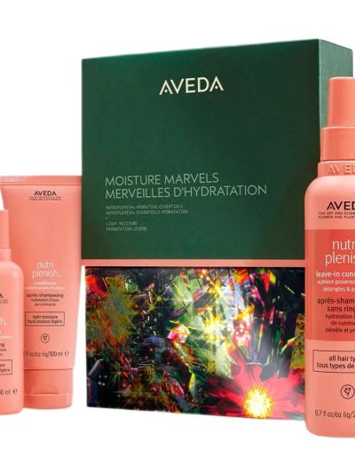 Aveda Nutriplenish zestaw szampon do włosów 100ml + odżywka do włosów 100ml + odżywka bez spłukiwania 200ml