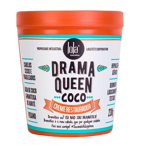 Lola Cosmetics Drama Queen Coco regenerujący krem do włosów 230g