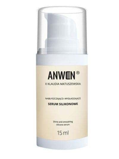 Anwen x Klaudia Matuszewska nabłyszczająco-wygładzające serum silikonowe 15ml