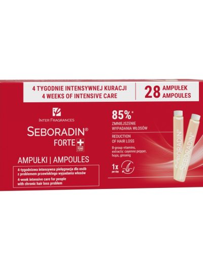 SEBORADIN Forte ampułki przeciw wypadaniu włosów 28x5.5ml