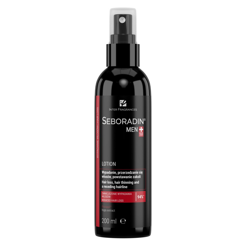 SEBORADIN SEBORADIN Men lotion gegen Haarausfall für Herren 200ml — Inhaltsstoffe und Bewertung