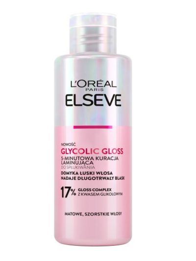 L'Oreal Paris Glycolic Gloss 5-minutowa kuracja laminująca do spłukiwania 200ml