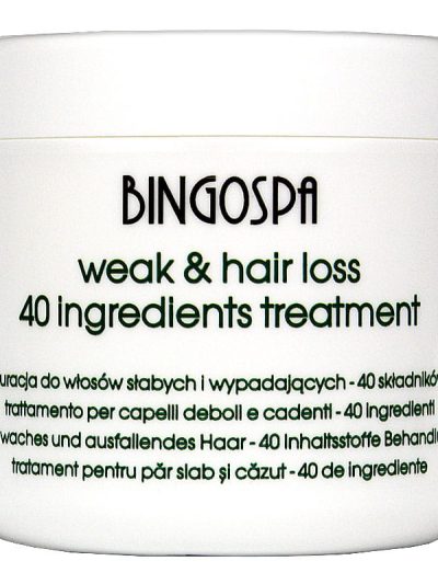 BingoSpa Kuracja do włosów 40 aktywnych składników 500g