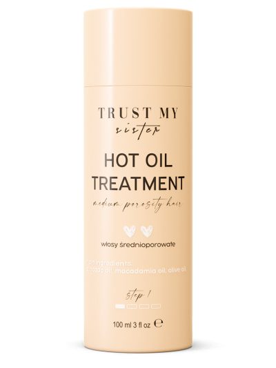 Nacomi Hot Oil Treatment olej do włosów średnioporowatych 100ml