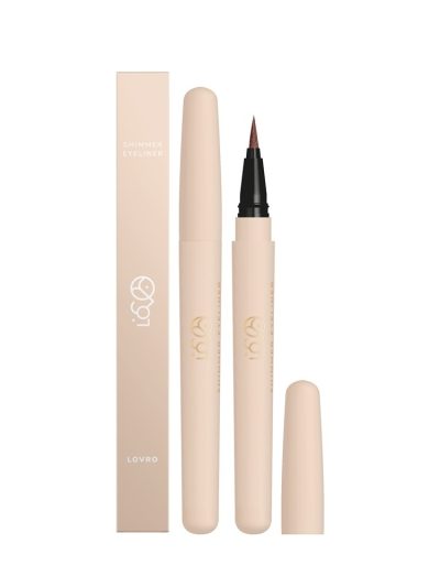 LOVRO Shimmer Eyeliner błyszczący płynny eyeliner 01 Chocolate 0.6g
