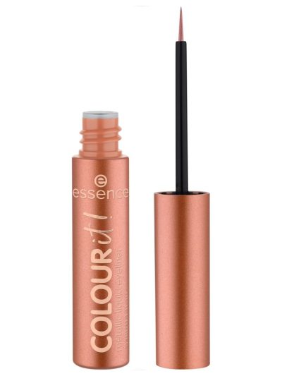Essence Colour It! Metallic Liquid Liner metaliczny eyeliner w płynie 01 Burnished Bronze 3ml
