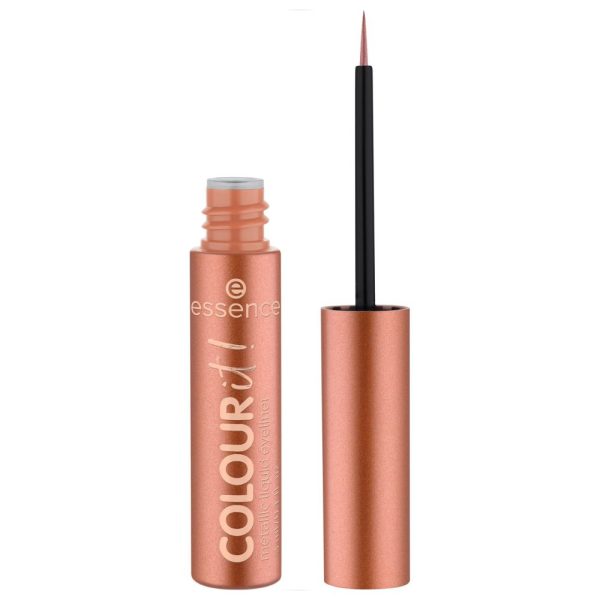 Essence Colour It! Metallic Liquid Liner metaliczny eyeliner w płynie 01 Burnished Bronze 3ml