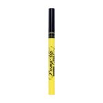 Lovely Pump Up Brush Eyeliner ultra czarny eyeliner z precyzyjnym pędzelkiem Deep Black