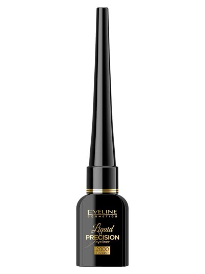 Eveline Cosmetics Liquid Precision Liner 2000 Procent matowy eyeliner w płynie Matt Black 4ml