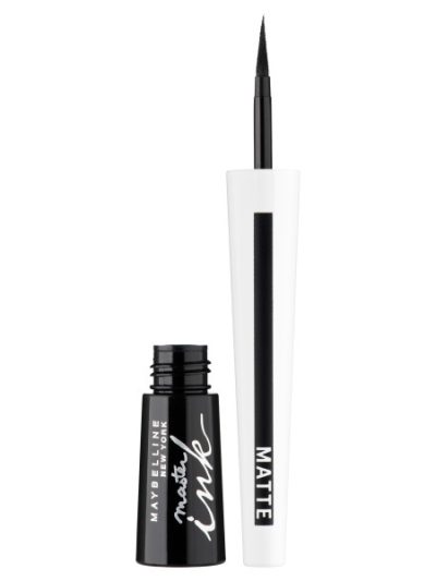 Maybelline Master Ink Matte eyeliner w pędzelku 10 Charcoal Black