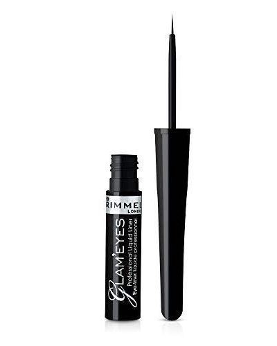 Rimmel Glam'eyes Professional eyeliner w płynie 001 Glamour Black 3.5ml