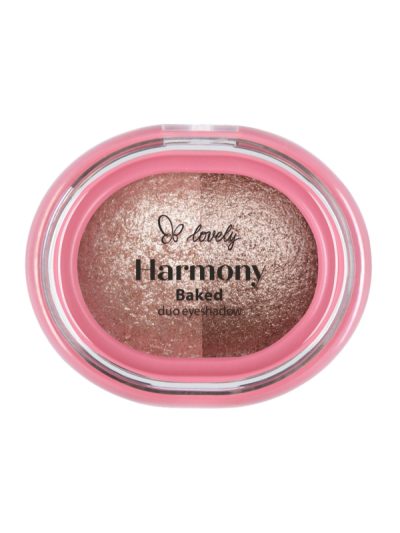 Lovely Harmony Baked Duo Eyeshadow wypiekany cień do powiek 01