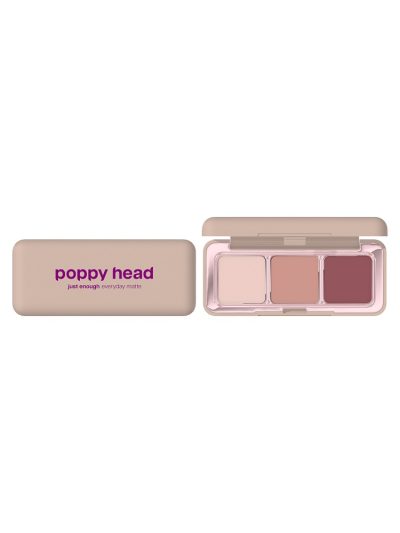 Poppy Head Just Enough Everyday Matte paleta cieni do powiek 01 Mauve On 4.8g