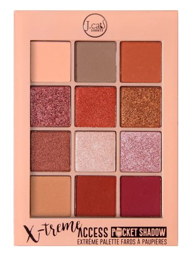 J.Cat Beauty X-Treme Access Pocket Shadow paleta cieni do oczu 101 Red Carpet Premiere 10g