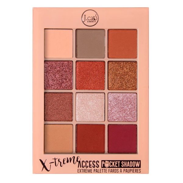 J.Cat Beauty X-Treme Access Pocket Shadow paleta cieni do oczu 101 Red Carpet Premiere 10g