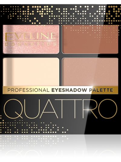 Eveline Cosmetics Quattro Professional Eyeshadow Palette paletka cieni do powiek 05 3.2g