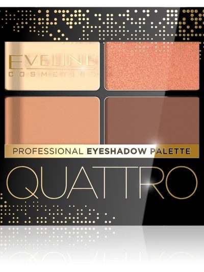 Eveline Cosmetics Quattro Professional Eyeshadow Palette paletka cieni do powiek 01 3.2g