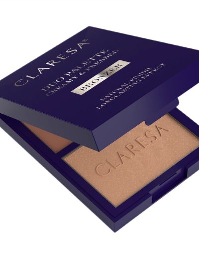 Claresa Duo Palette Creamy & Pressed kremowo-pudrowa paleta do konturowania 02 Sun Tropez 8.5g