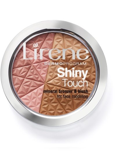 Lirene Shiny Touch Mineral Bronzer & Blush mineralny bronzer z różem modelujący owal twarzy 9g