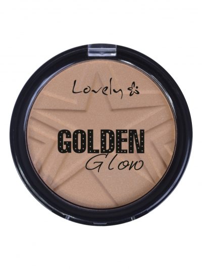 Lovely Golden Glow Powder lekki puder brązujący do twarzy 4 15g