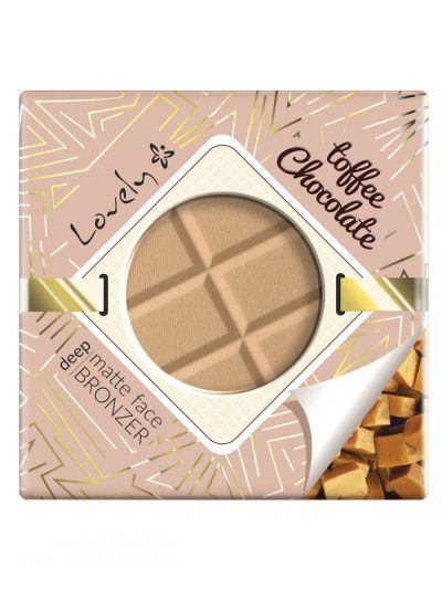 Lovely Toffee Chocolate Deep Matte Face Bronzer czekoladowy matowy puder brązujący do twarzy i ciała 9g