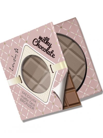 Lovely Milky Chocolate Medium Matte Face Bronzer czekoladowy matowy bronzer do twarzy i ciała 9g