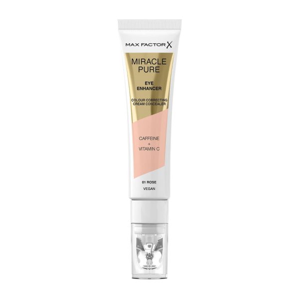 Max Factor Miracle Pure Eye Enhancer rozświetlający korektor zapewniający 24-godzinne nawilżenie 01 Rose 10ml