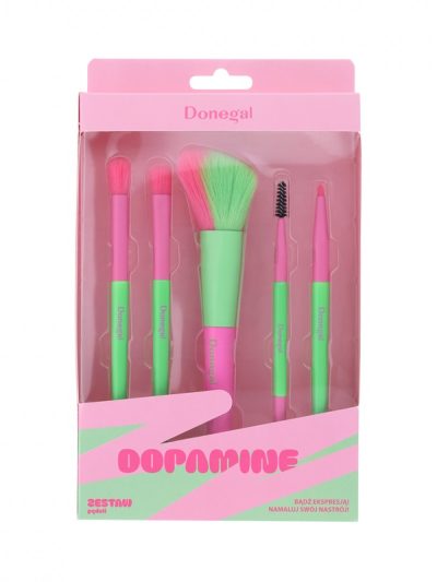 Donegal Dopamine zestaw pędzli do makijażu 5szt.