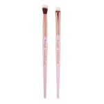 Donegal Mineral Pink pędzel do aplikacji i blendowania cieni 2szt