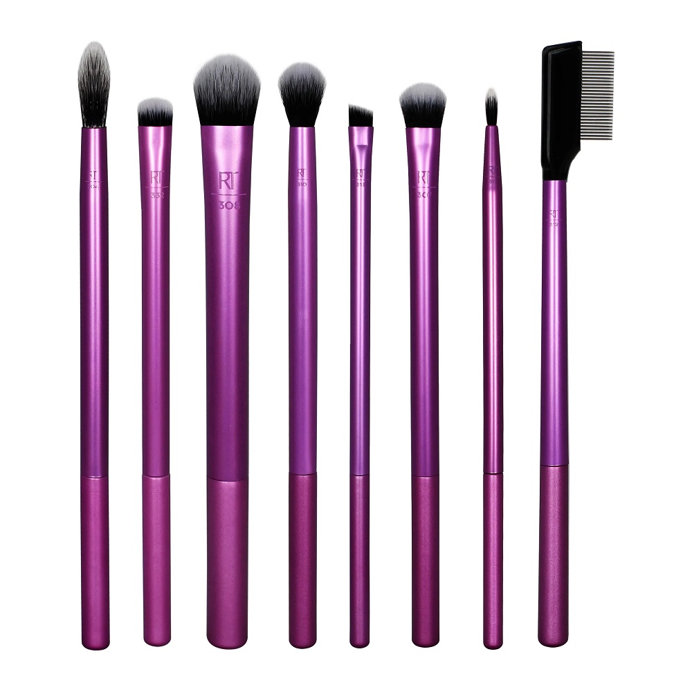 Real Techniques Real Techniques Everyday Eye Essentials zestaw pędzli do makijażu oczu 8szt — Inhaltsstoffe und Bewertung