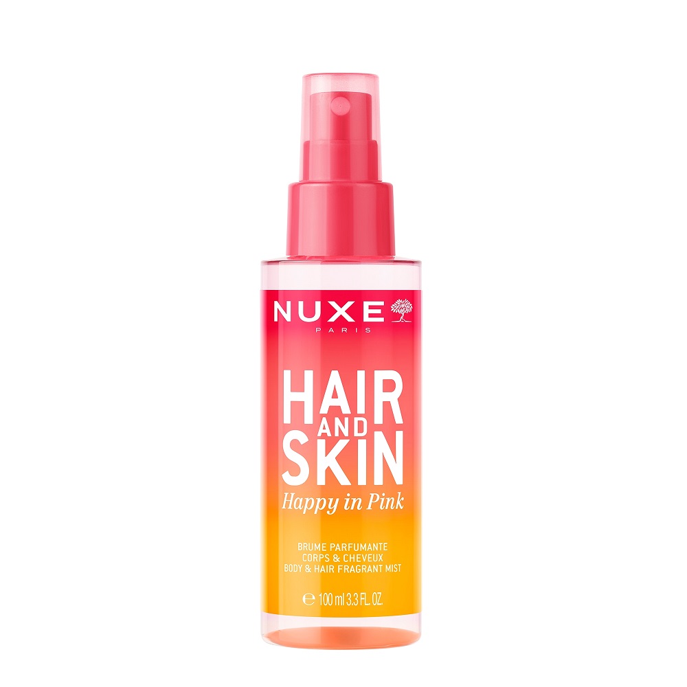Nuxe Nuxe Hair and Skin nawilżająca mgiełka do ciała i włosów Happy in Pink 100ml