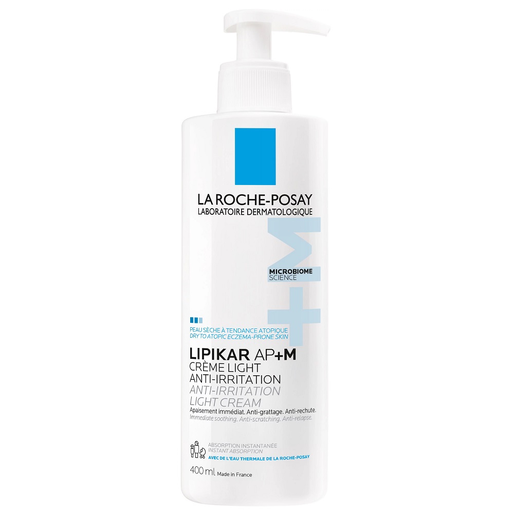 La Roche Posay La Roche Posay Lipikar AP+M Creme Light leicht Creme ​​gegen gegen Reizungen 400ml — Inhaltsstoffe und Bewertung