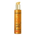 Nuxe Sun rozświetlający olejek z drobinkami do opalania twarzy i ciała SPF50 150ml