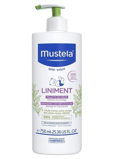 Mustela Liniment emulsja oczyszczająca skórę dzieci pod pieluszką 750ml