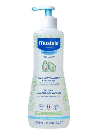 Mustela No Rinse Cleansing Water woda oczyszczająca bez spłukiwania dla dzieci i niemowląt 500ml