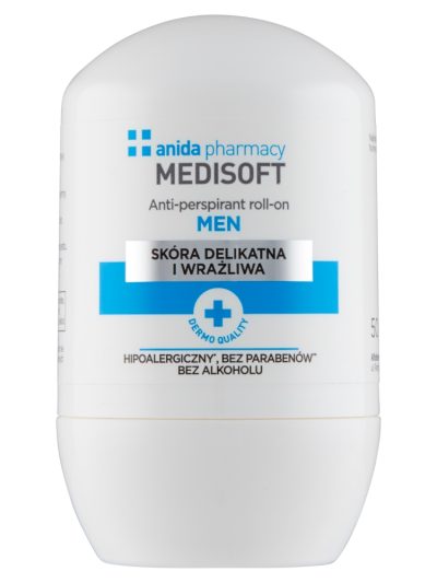 Anida Medisoft Men antyperspirant roll-on 50ml