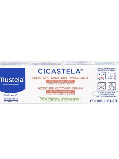 Mustela Cicastela krem regeneracyjny dla niemowląt i dzieci 40ml