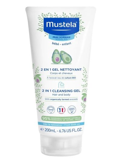 Mustela 2in1 Cleansing Gel żel myjący 2w1 dla dzieci 200ml